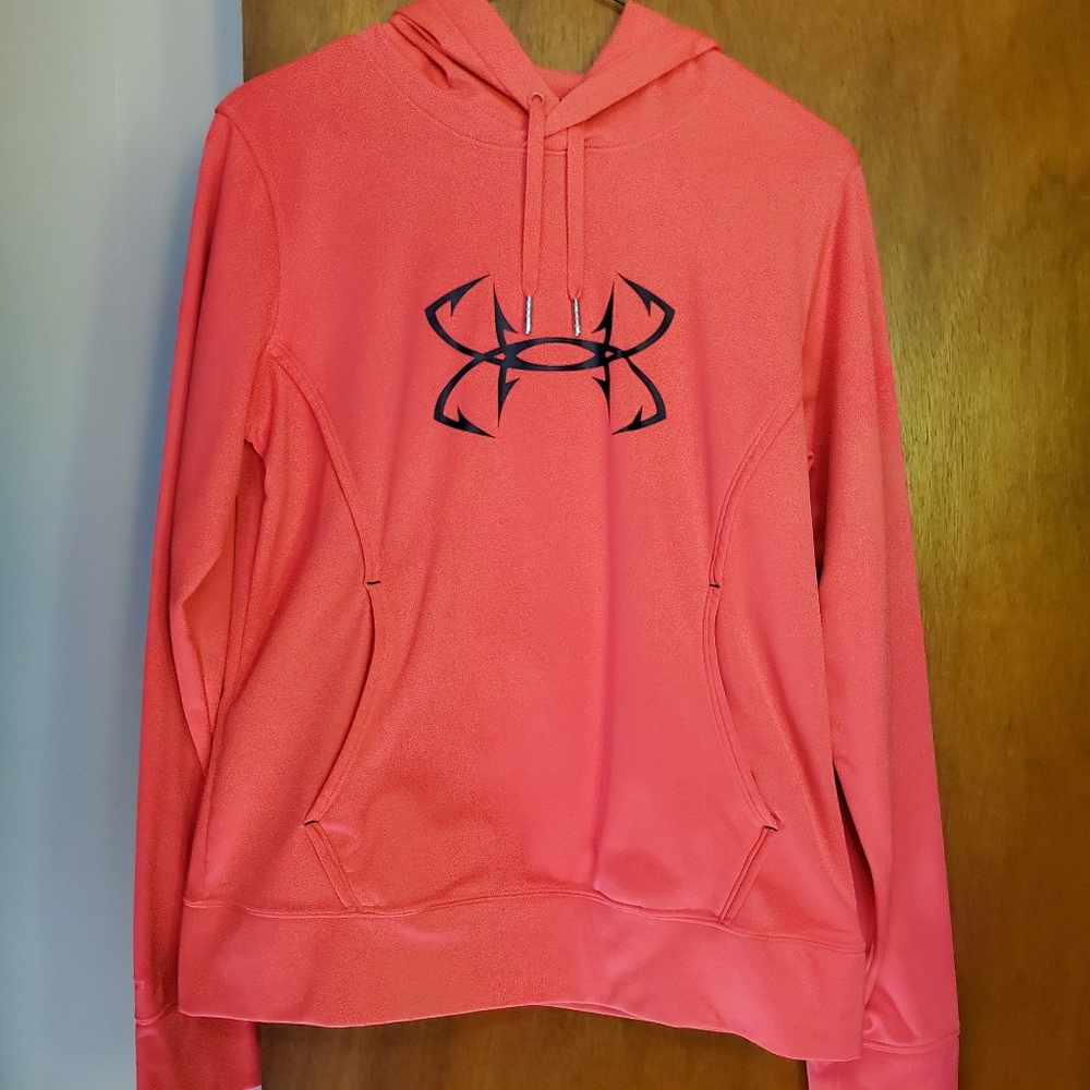 Neon Pink Under Armour Hoodie